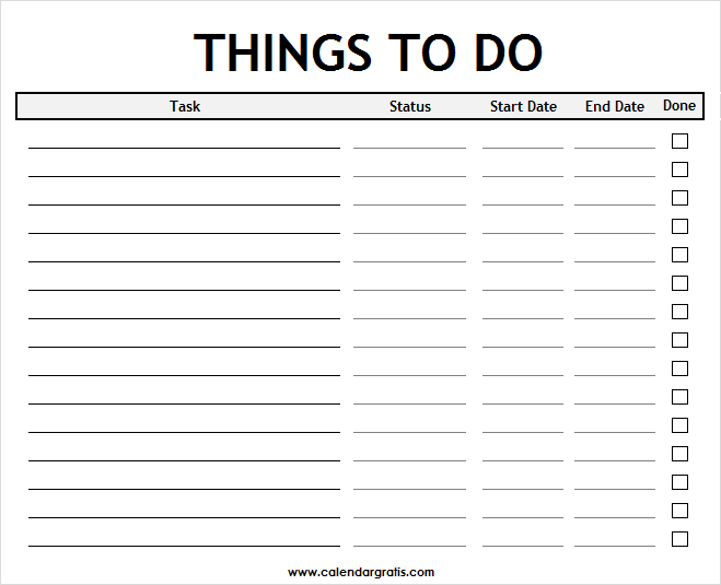 To Do List Template Printable Free | Weekly To-Do Planner Notebook To Do List Template Printable Free | Weekly To-Do Planner Notebook
