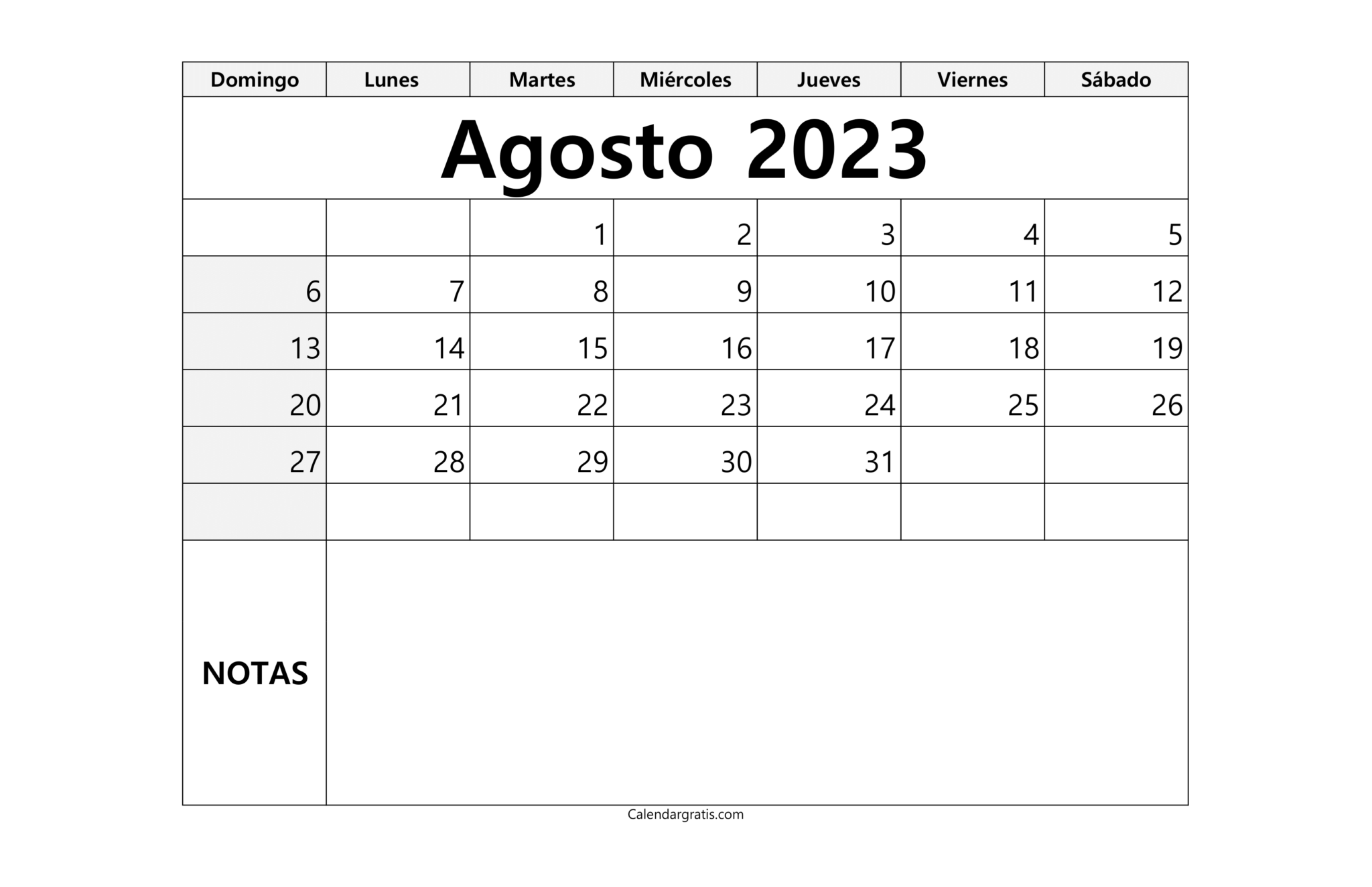 Calendario Agosto 2023 Ed Infantil - FDPLEARN