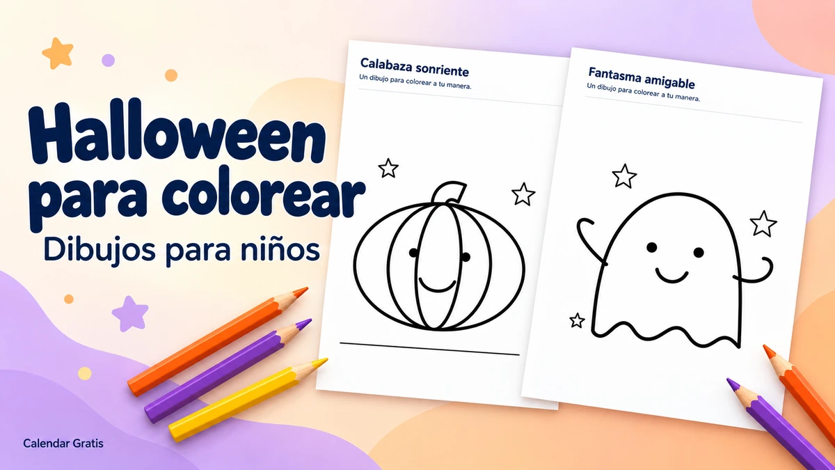Imagen de la colección: dibujos de halloween para niños: imprimir y colorear gratis.